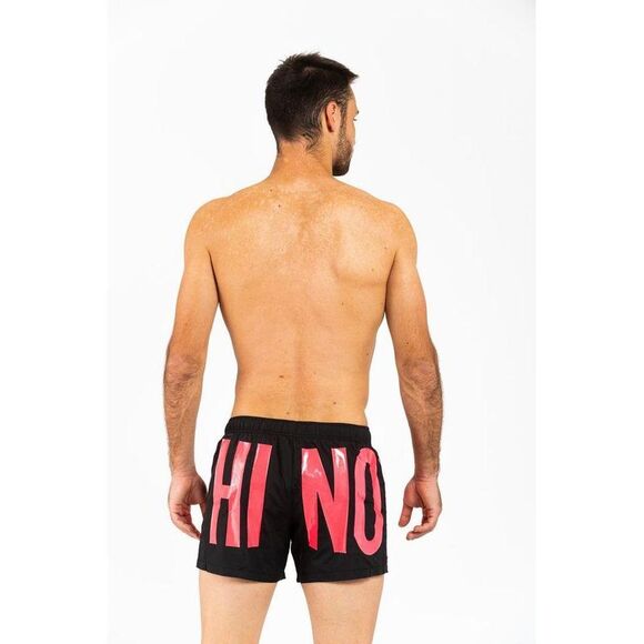 Moschino Polyester Swim Shorts Men Fuchsia Swimwear - Picture 3 of 3